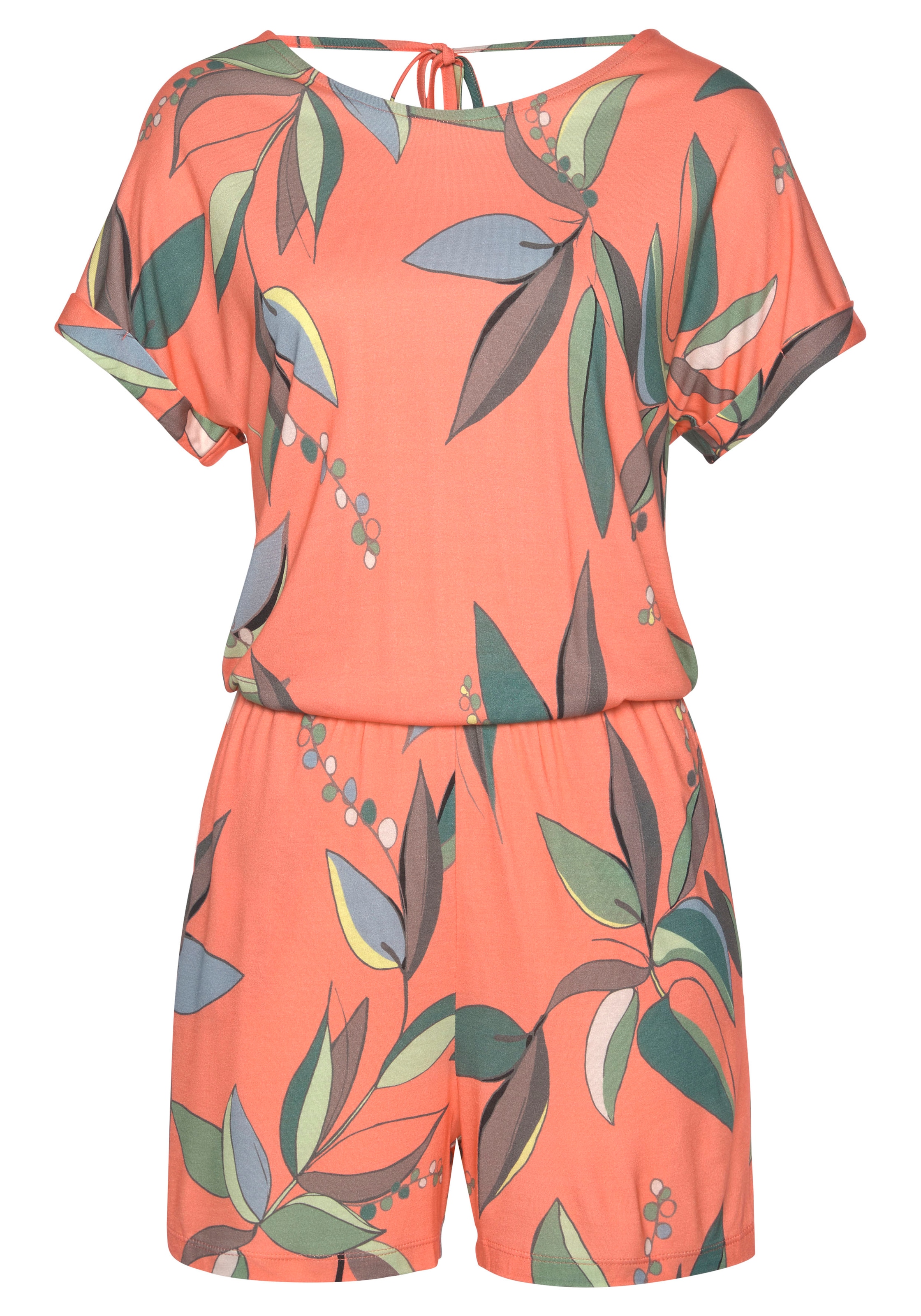 s.Oliver Jumpsuit i orange: framsida