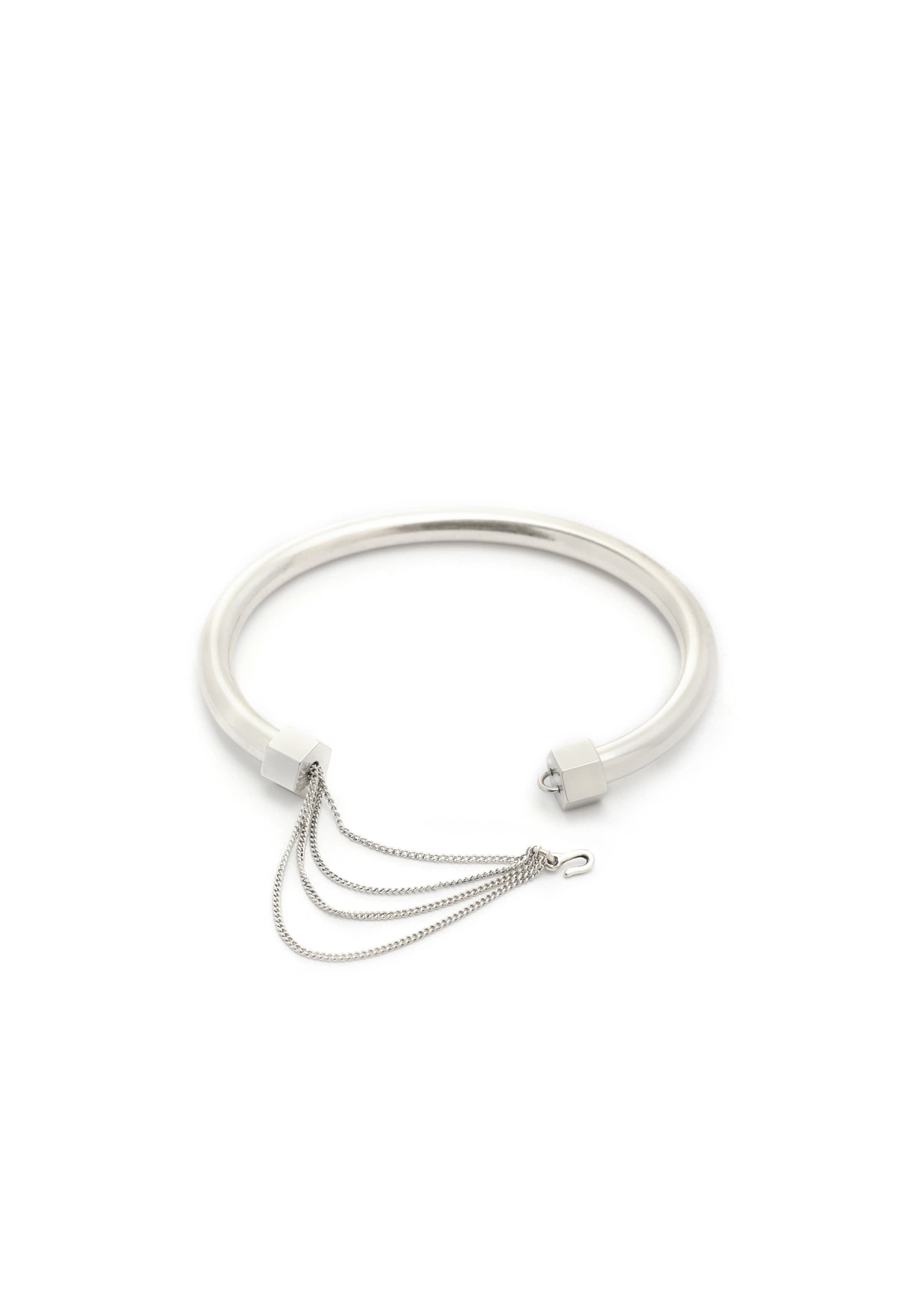 AllSaints - Pulseira 'Swag' em prata