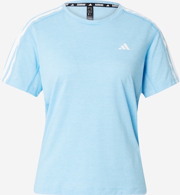 ADIDAS PERFORMANCE - Camisa funcionais 'Own the Run' em azul: frente