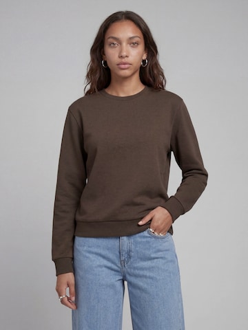 JJ Rebel Sweatshirt 'JREBWVERA' i brun: framsida