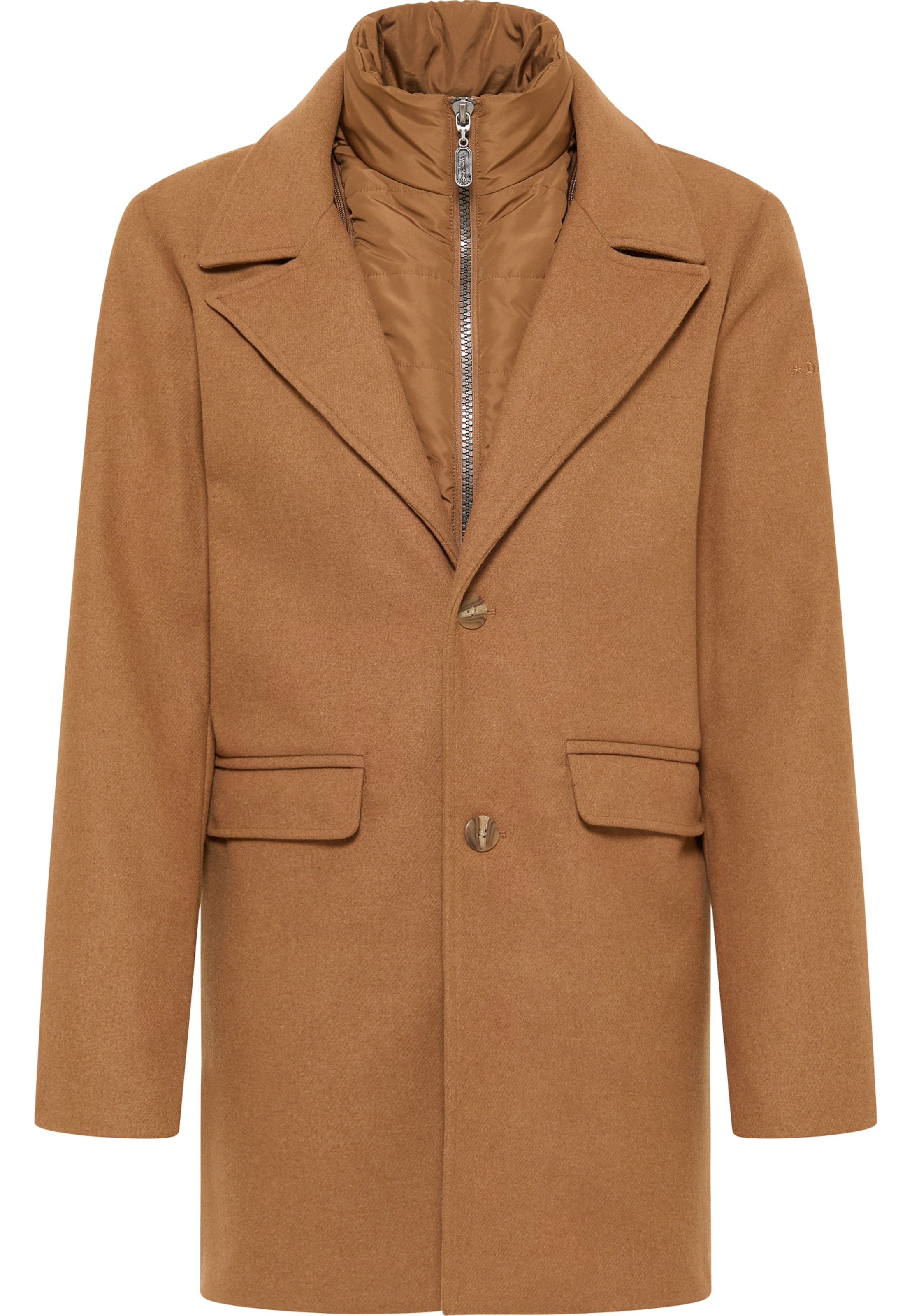 DreiMaster Klassik Mantel in Beige: Vorderseite