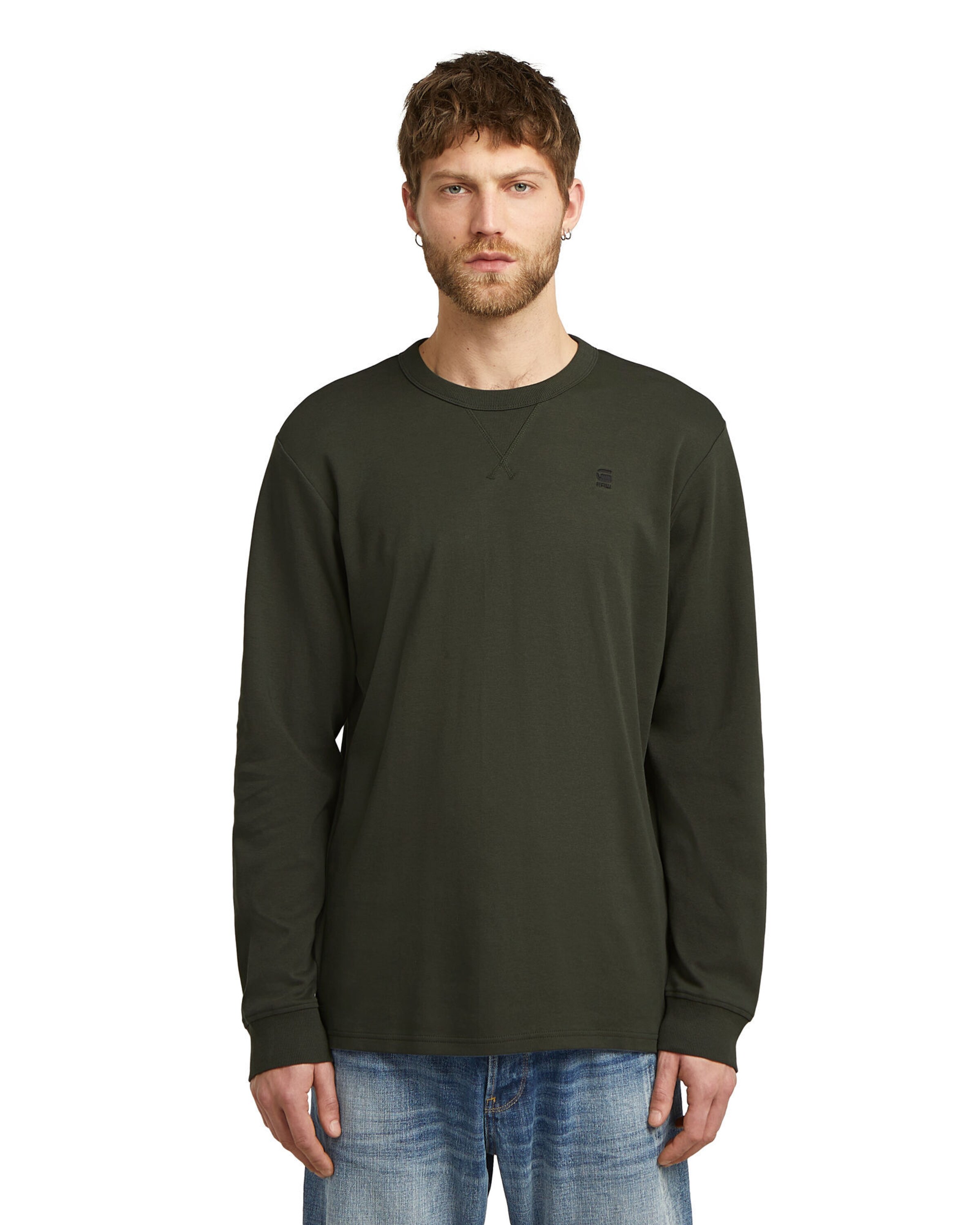 G-STAR Shirt 'Nifous' in Green: front
