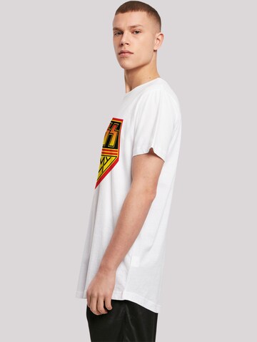 F4NT4STIC Shirt 'Kiss Rock Band ' in Wit