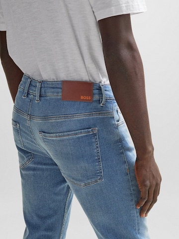 BOSS Orange Slim fit Jeans 'Delano' in Blue