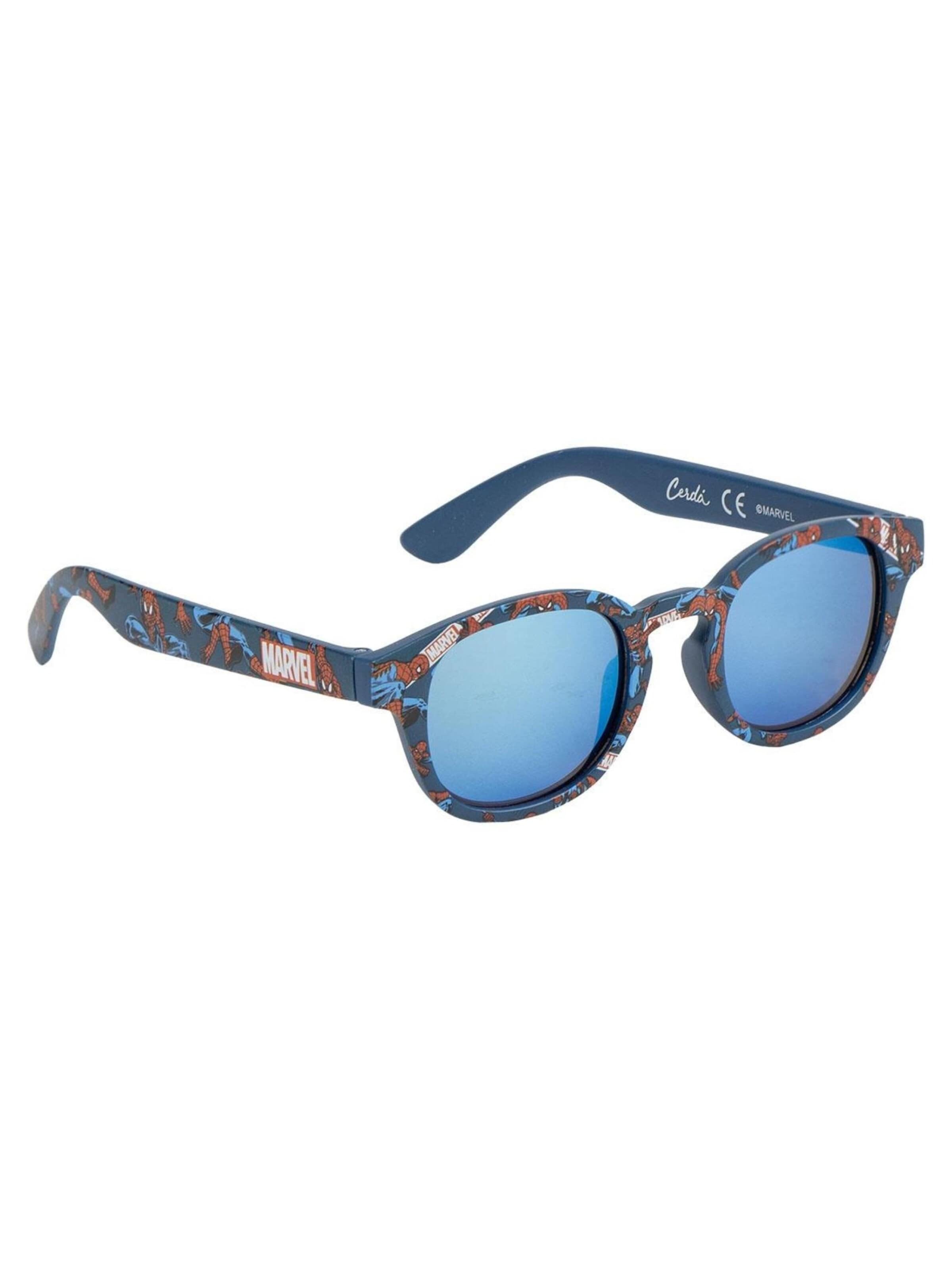Lunettes de soleil 'Premium Spider-Man Sonnenbrille' Cerdá en bleu : devant