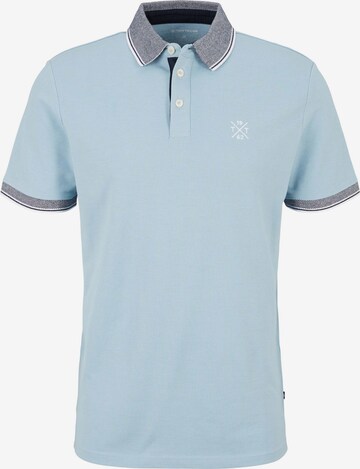 TOM TAILOR Poloshirt in Blau: predná strana