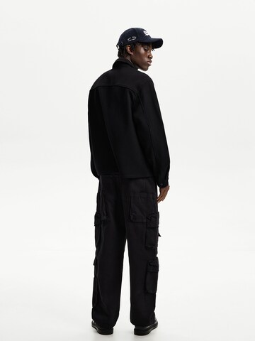 Veste mi-saison Bershka en noir