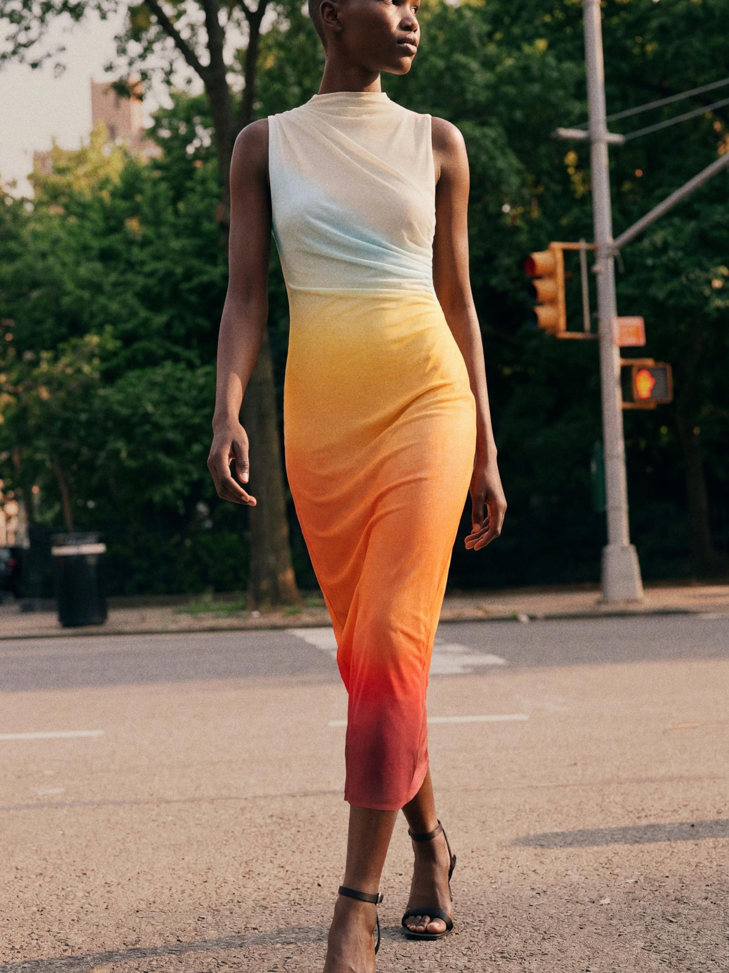 Desigual Kleid in Orange