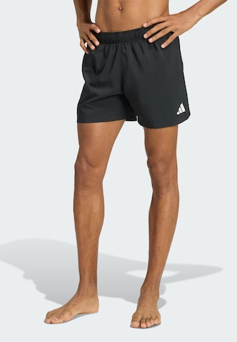 ADIDAS SPORTSWEAR - Calções de banho desportivos 'ESS' em preto: frente