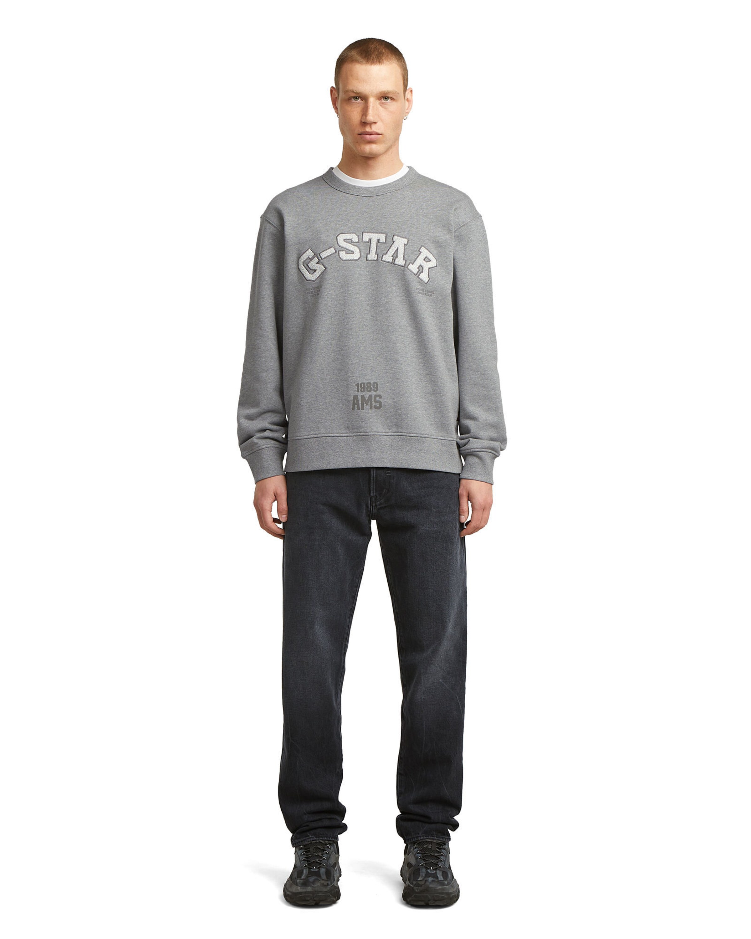 G-STAR Tapered Jeans 'Morry FWD' in Zwart