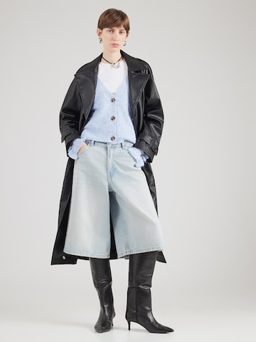 b.young - Cárdigan 'BYOMEA FRILL' en azul