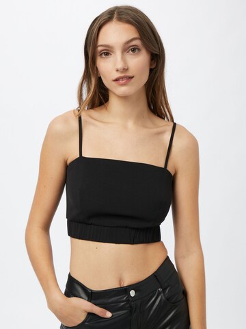 4th & Reckless - Top 'AIDEN' en negro: frente