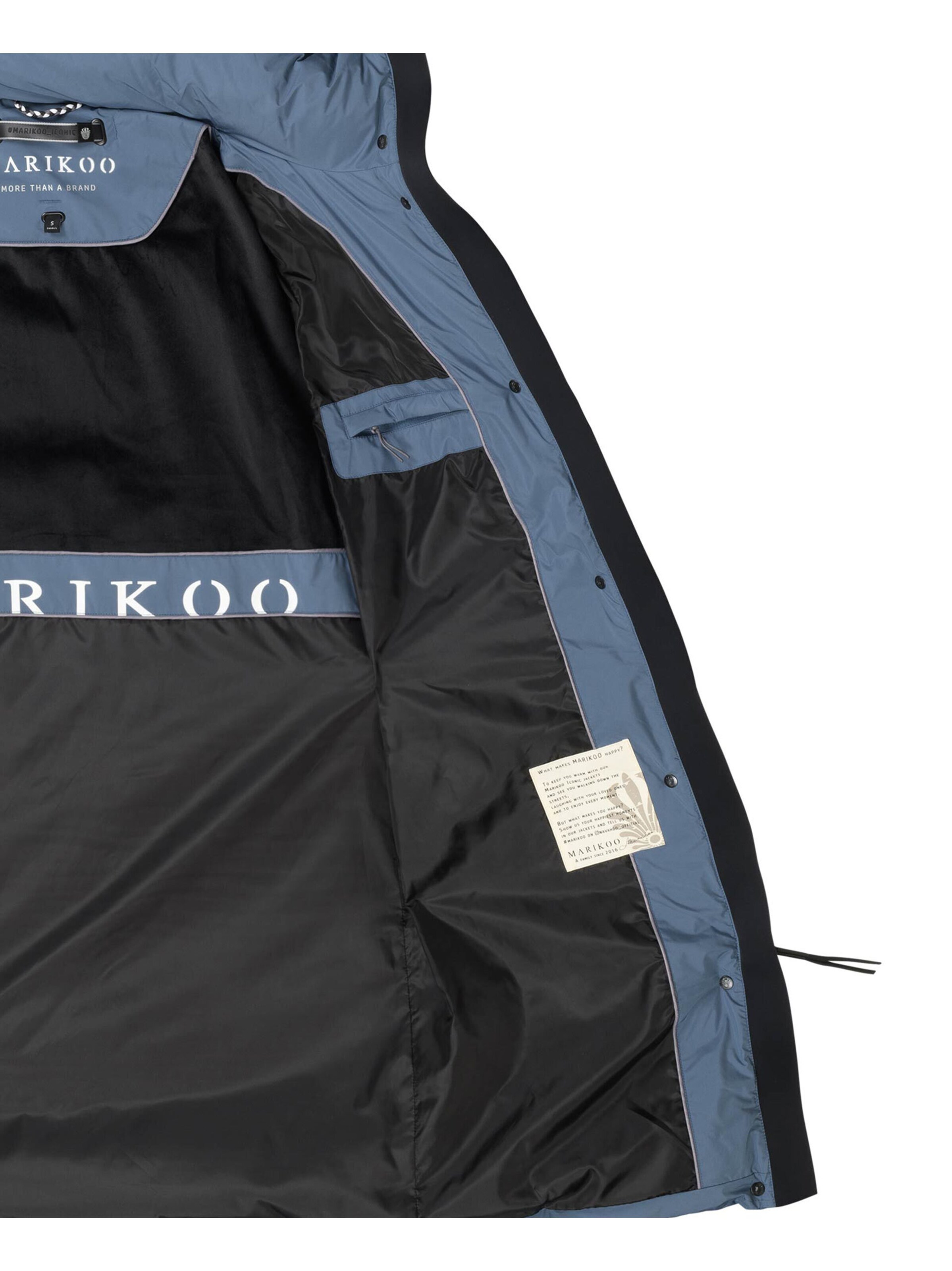 MARIKOO Mantel 'Tabiaa' in Blau