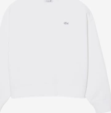 Felpa di LACOSTE in bianco: frontale