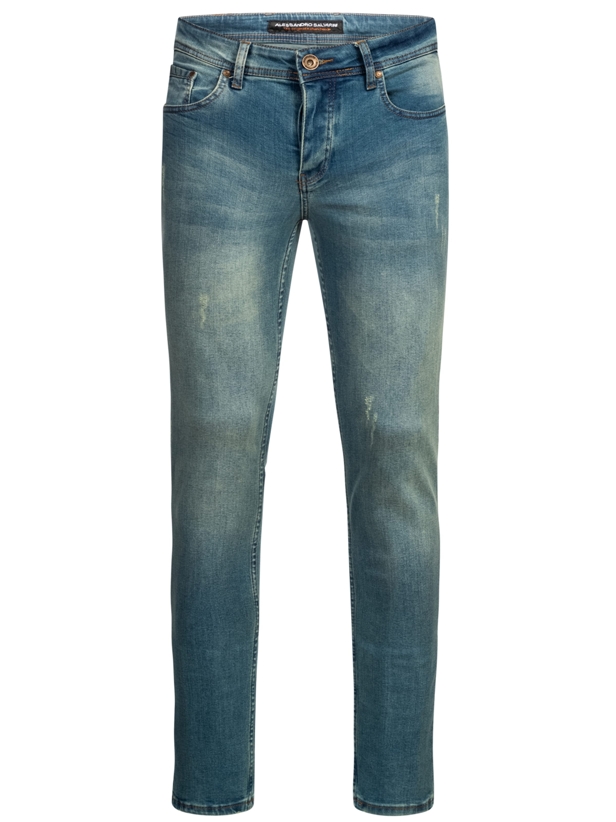 Alessandro Salvarini Jeans in Blauw: voorkant