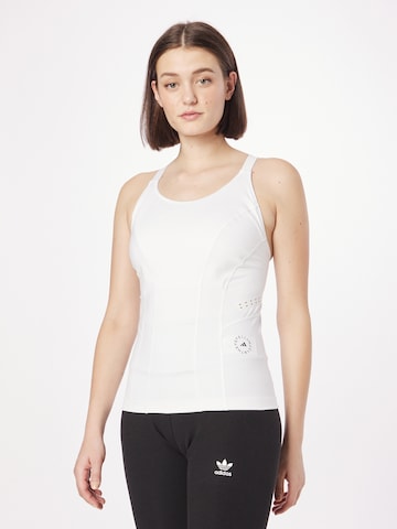 ADIDAS BY STELLA MCCARTNEY Sports Top 'Truepurpose' in White: front