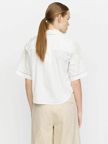 Chemisier 'Hayes' Soft Rebels en blanc