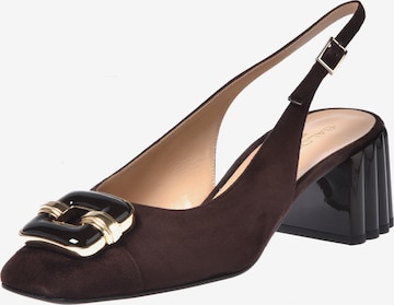 Escarpins à bride arrière BALDININI en marron : devant