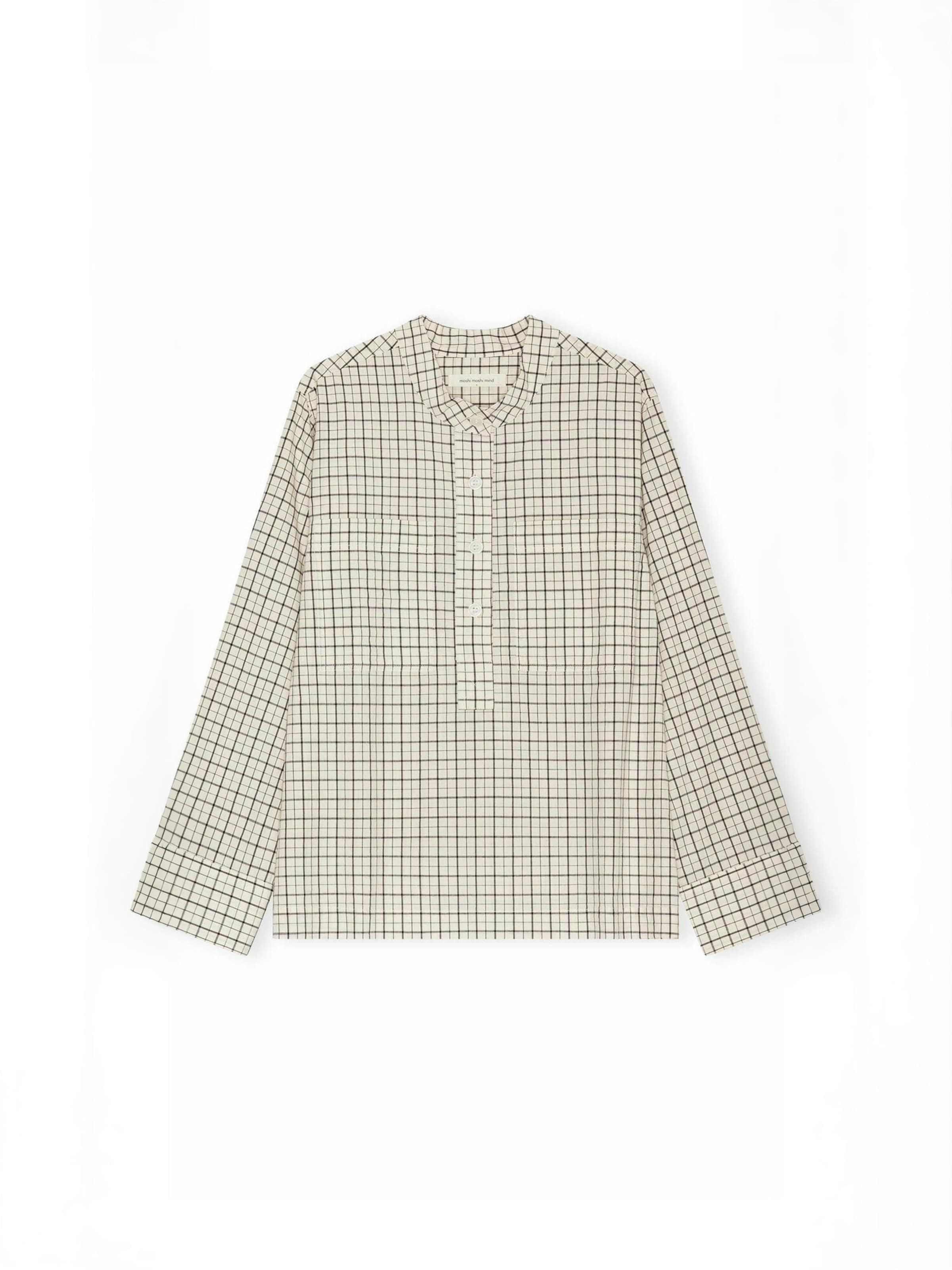 moshi moshi mind Shirt ' ayle ' in Beige: front
