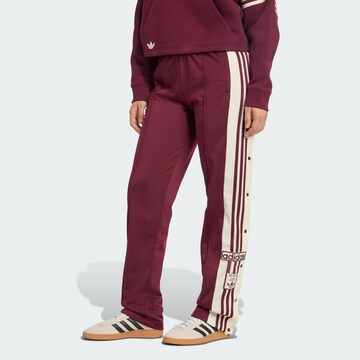 ADIDAS ORIGINALS Loose fit Trousers 'Adibreak' in Red: front