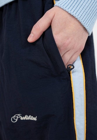 Prohibited Wide leg Trousers in Blue