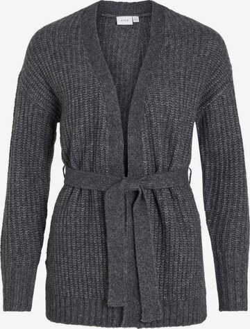 VILA Knit Cardigan in Grey: front