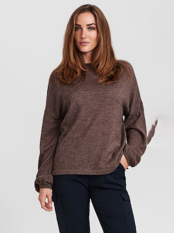 Simply Copenhagen Sweater 'SIMSANDRA' in Brown: front