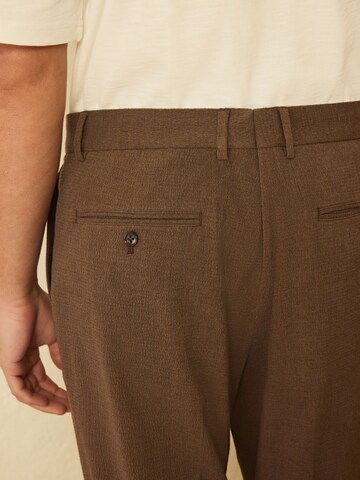 Next Slim fit Trousers with creases in Brown