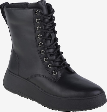 Bottines à lacets FitFlop en noir : devant