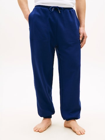 Pantalon de pyjama 'Essential' TOMMY HILFIGER en bleu : devant
