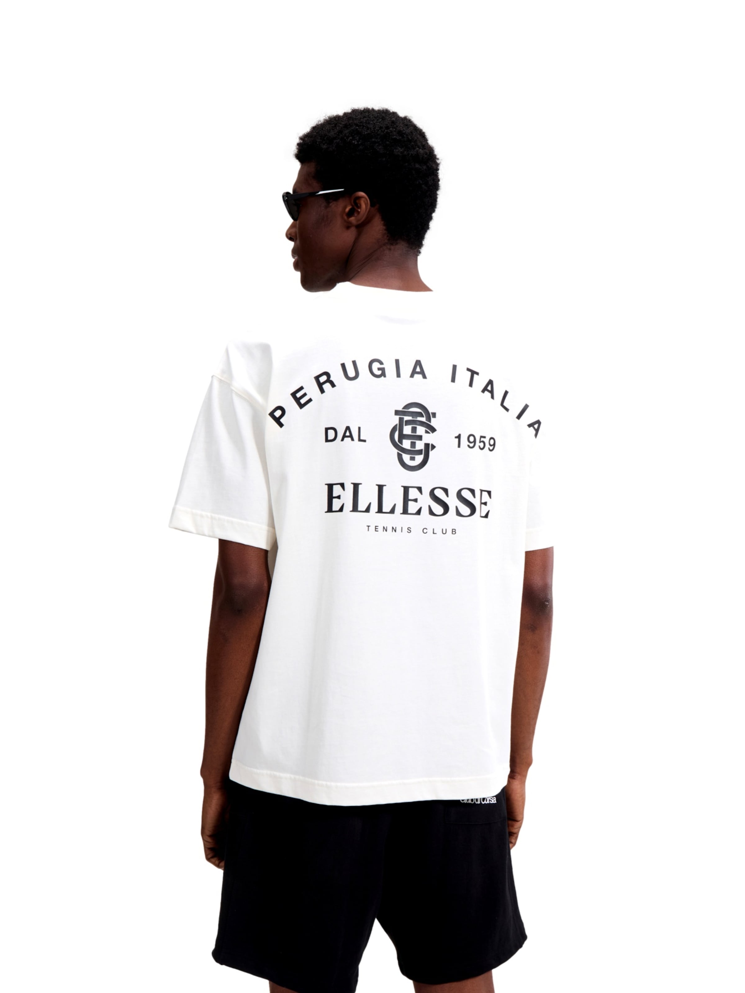 ELLESSE Shirt 'DAL 1959' in White