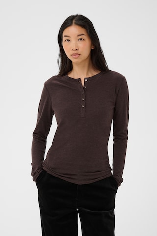 Part Two Shirt in Brown: front