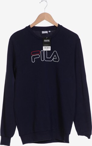 FILA Sweatshirt & Zip-Up Hoodie in L in Blue: front