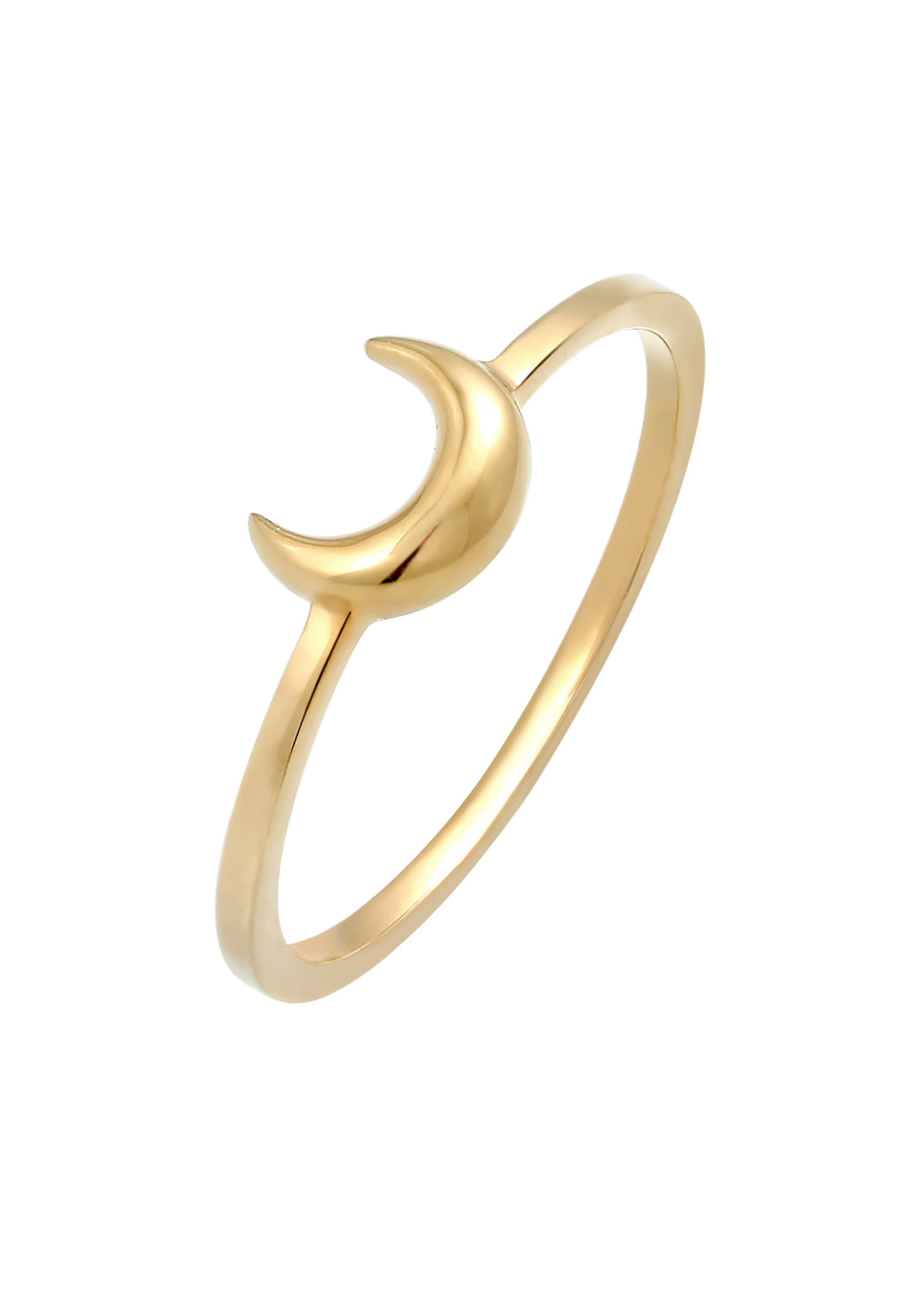 ELLI Ring 'Astro' in Gold: Vorderseite