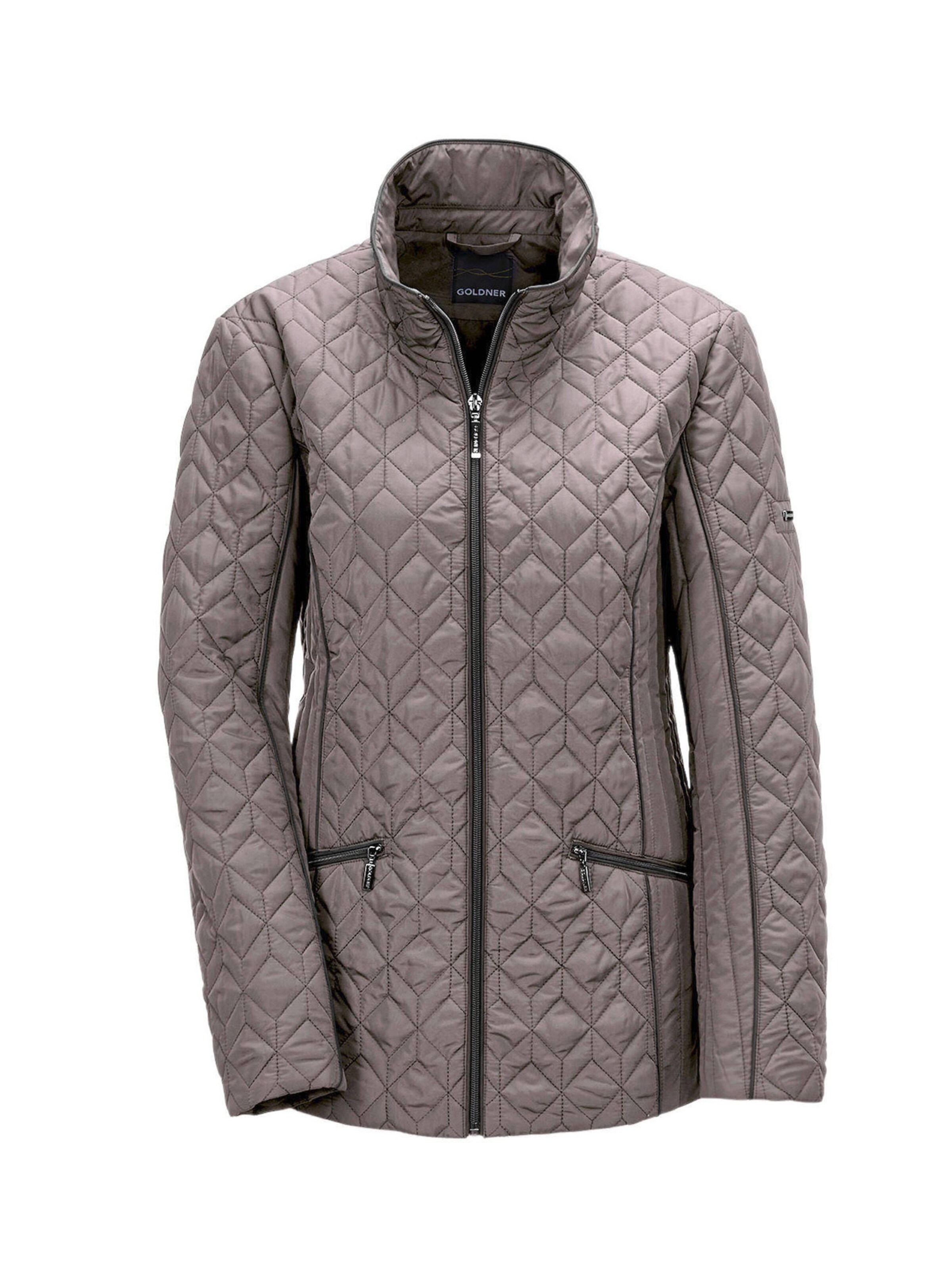 Veste mi-saison Goldner en gris : devant