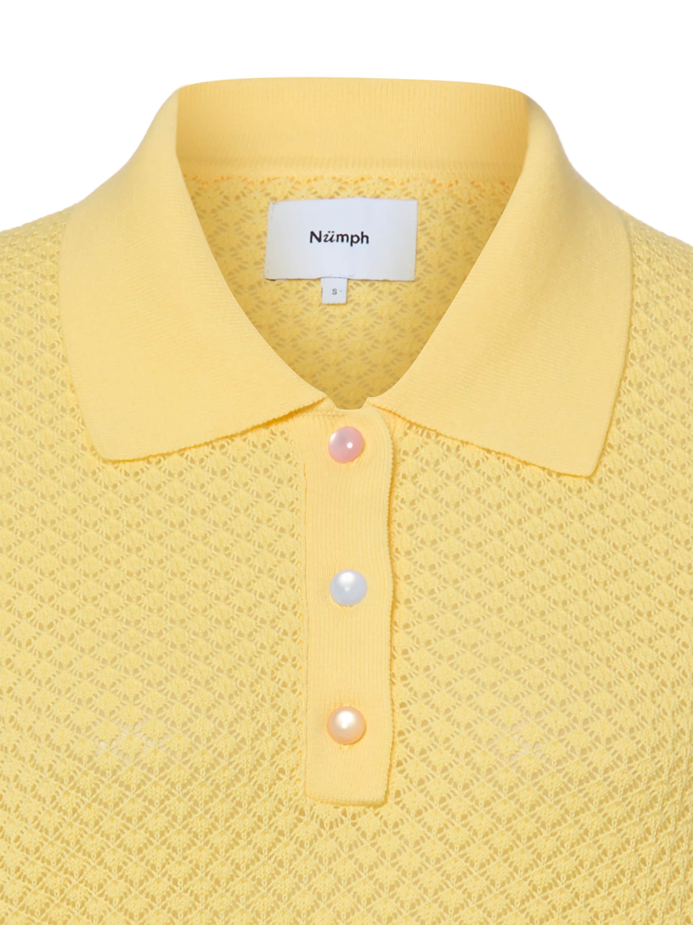 T-shirt 'Rory' NÜMPH en jaune