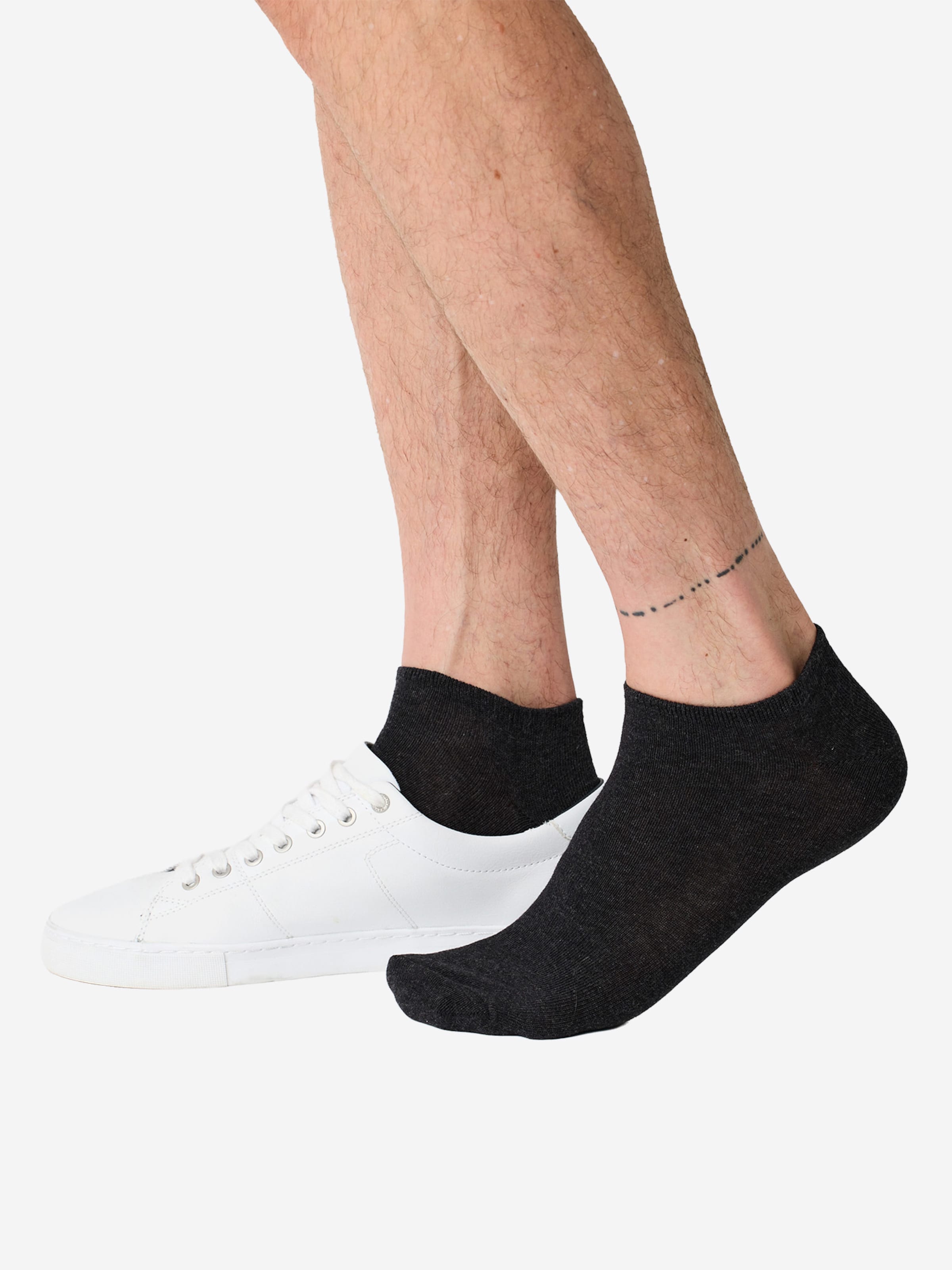 Nur Die Socks ' Baumwolle Basic Unifarben ' in Grey