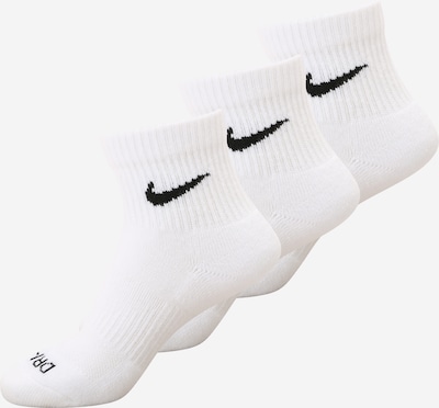 NIKE Urheilusukat 'Everyday Plus' värissä musta / valkoinen, Tuotenäkymä