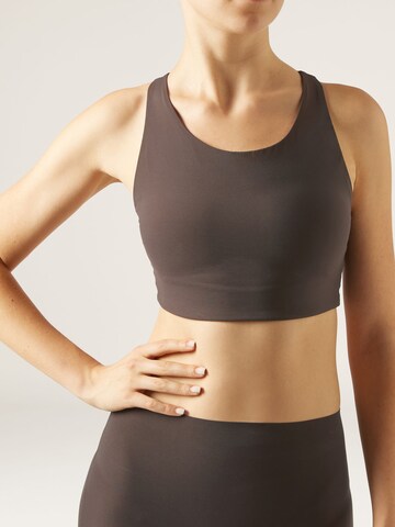 CALZEDONIA Shirt 'SCULPT' in Brown