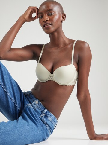 Calvin Klein Balconette BH 'Flirty' in Groen: voorkant