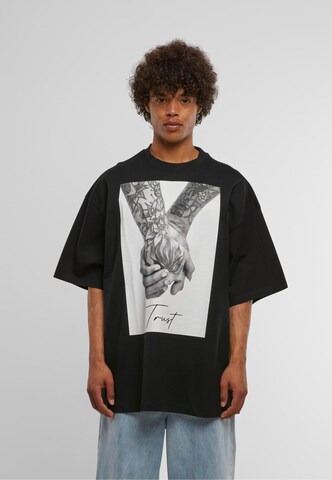 Mister Tee Shirt 'Trust 2.0' in Schwarz: Vorderseite