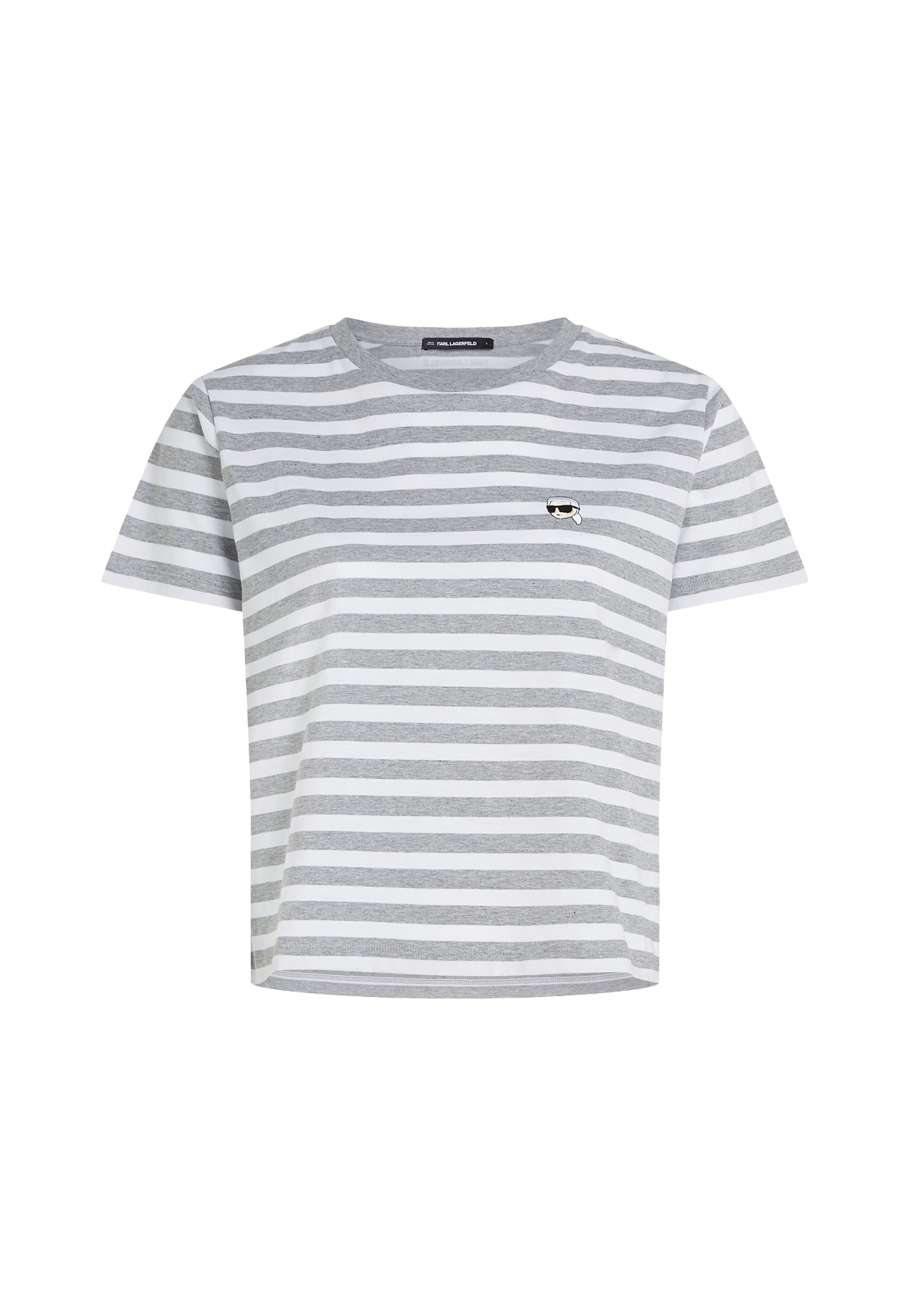 Karl Lagerfeld T-Shirt 'Ikon' in Weiß: Vorderseite