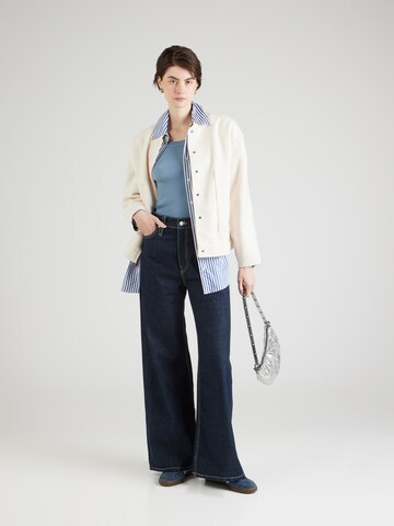 PIECES Pullover in Blau