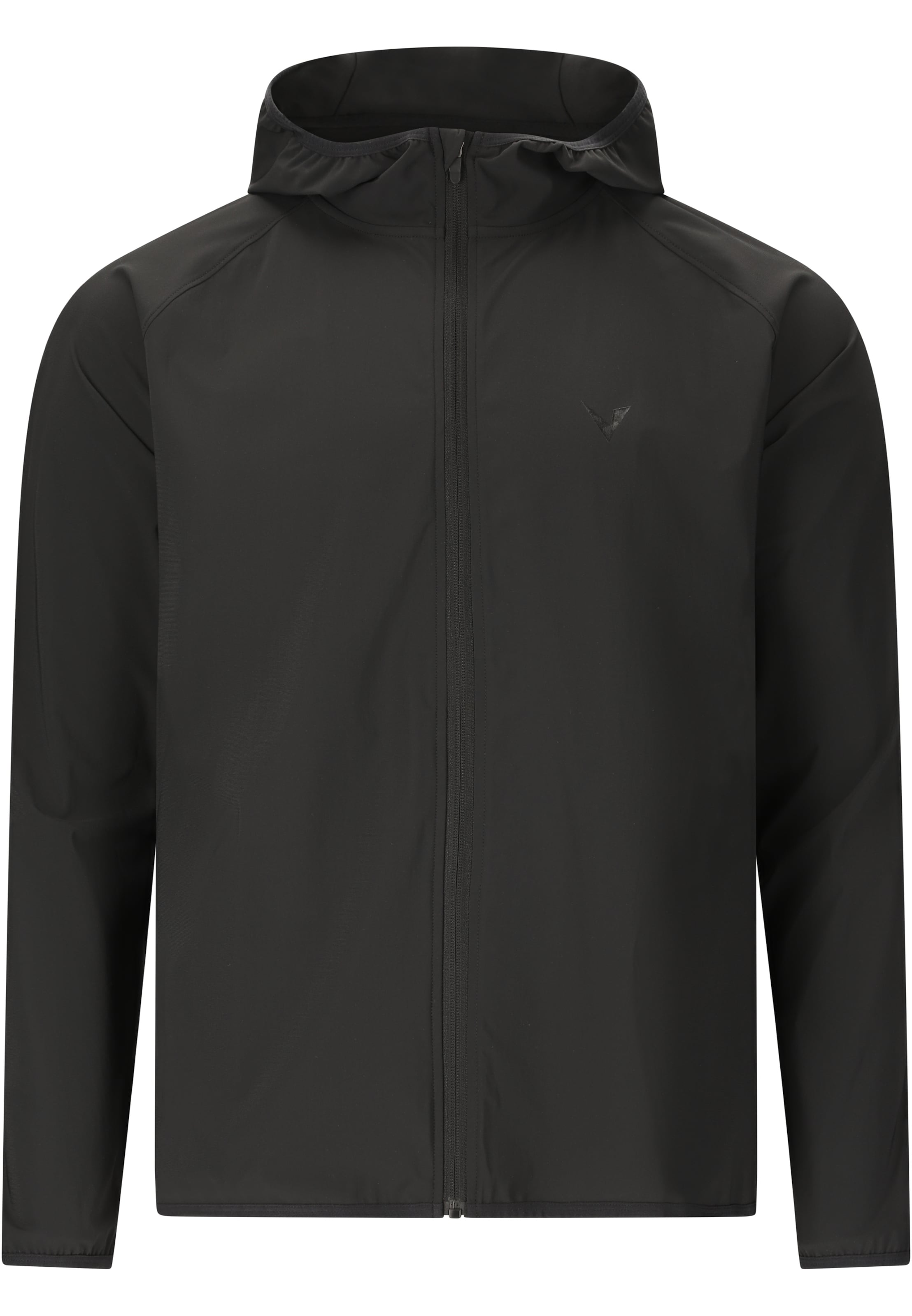 Virtus Sportjas 'Alonso V2' in Zwart: voorkant