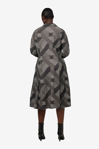 Ulla Popken Shirt Dress in Grey