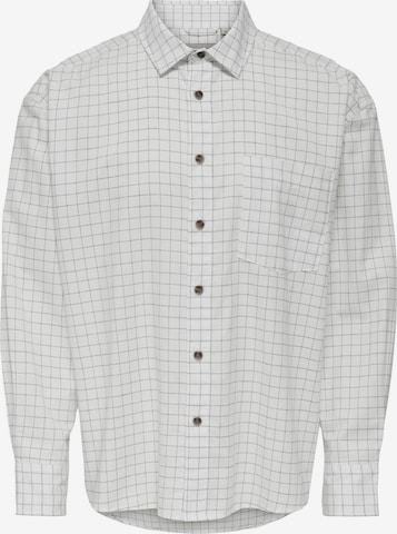 Only & Sons Hemd in Weiß: Vorderseite