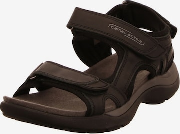 CAMEL ACTIVE Sandals in Black: front