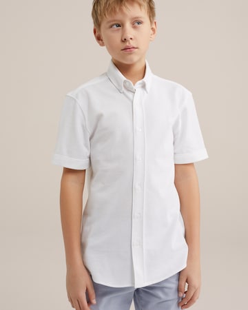 WE Fashion - Regular Fit Camisa em branco