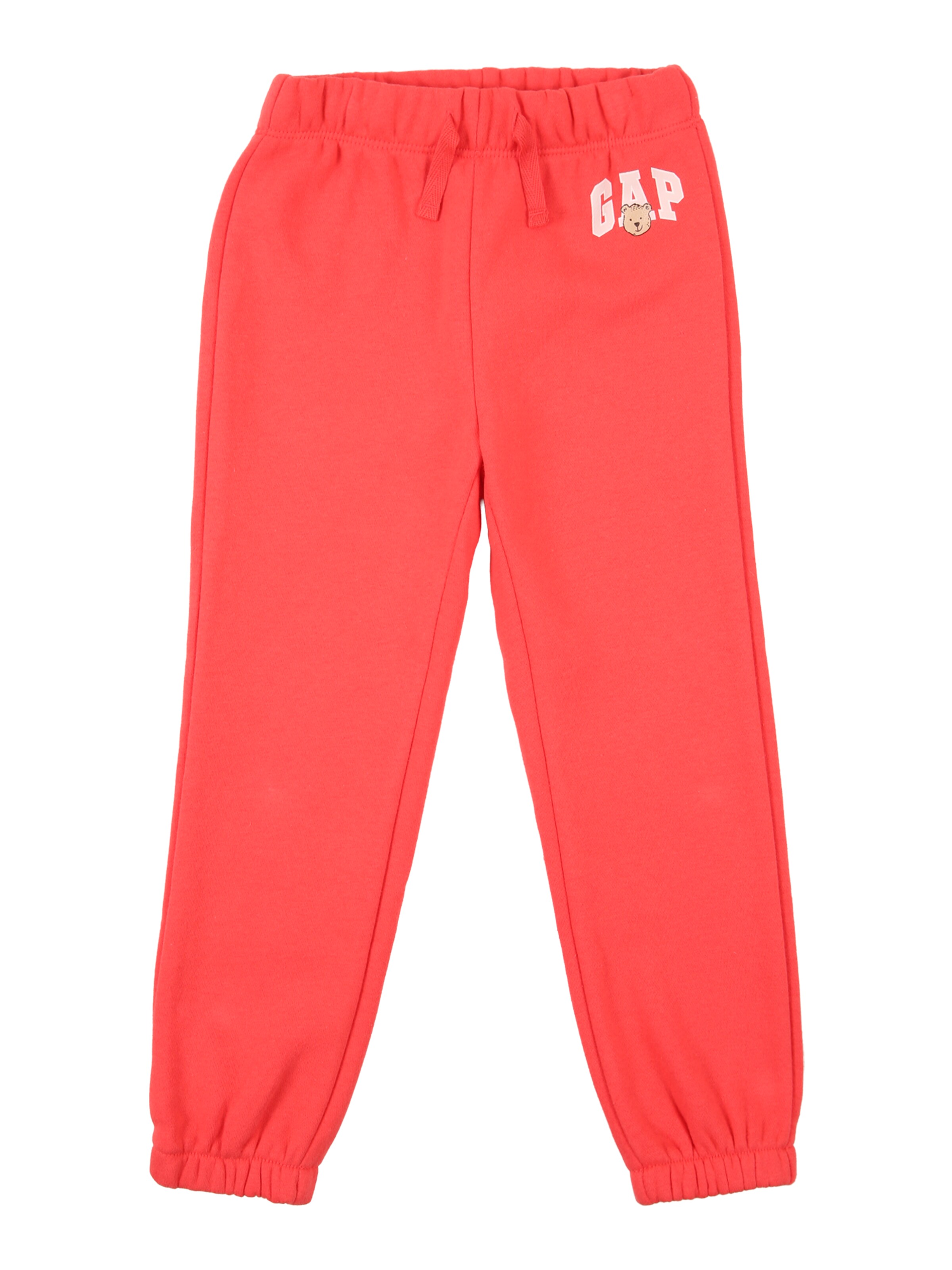 GAP Tapered Broek in Rood: voorkant