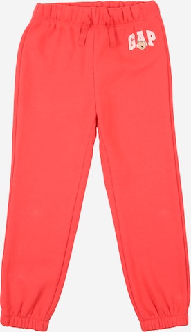 GAP Tapered Housut värissä punainen: etupuoli